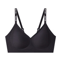 Glambody MAGIC NATURAL LINE无痕反重力提拉女士内衣软支撑聚拢防下垂固定杯无钢圈文胸682369 黑色 XL （适合80AB）