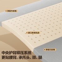 全友家居家用卧室双人护脊黄麻硬垫席梦思软垫单人弹簧乳胶床垫 169-3床垫（2cm乳胶+独袋弹簧+椰丝棉） 厚度：230mm 180*200cm