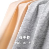 舒雅（SCHIESSER）女士3A抑菌50S舒美棉圆领短袖家居睡衣上装【3件装】E0/24191M 白色+白色+白色 S