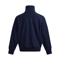 安德玛（UNDERARMOUR） Icon女子高克重棉织宽松1/4拉链运动休闲卫衣1386495