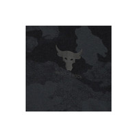 安德玛（UNDERARMOUR）春夏Project Rock强森男子印花运动休闲短袖T恤1389898 黑色001 3XL