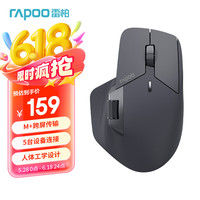 雷柏 MT760 2.4G蓝牙 多模无线鼠标 4000DPI 黑色