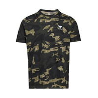 安德玛（UNDERARMOUR）春夏Project Rock强森男子印花运动休闲短袖T恤1389898 石英灰251 S