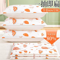 百易特真空压缩收纳袋子衣服衣物棉被子羽绒服抽气密封 【16件套】4超大5特大6大+电泵 秋意