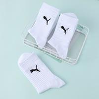 【运动弹力】袜子女士四季常规舒适耐磨运动休闲高筒袜3双装