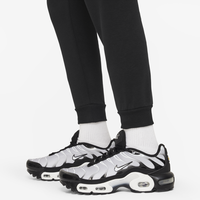 Nike耐克男女童CLUB FLEECE大童加绒长裤运动裤针织FD2995 010黑/白