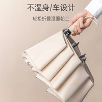 左都(ZUODU)全自动反向雨伞折叠抗风男女加大加厚结实双人车载暴雨led伞 加大反向+自动-晨墨绿