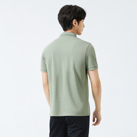 柒牌（SEVEN）【调温科技】3A抗菌短袖POLO衫男士夏季翻领上衣 薄荷绿 3XL