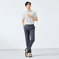 柒牌（SEVEN）【调温科技】3A抗菌短袖POLO衫男士夏季翻领上衣 大白 XL