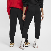 Nike耐克男女童CLUB FLEECE大童针织长裤运动裤刺绣FD3019 010黑/白