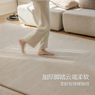 卡提菲亚轻法式地毯客厅奶油风高级感沙发茶几毯卧室毯 加利亚-03 240cm*340cm