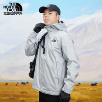 The North Face北面冲锋衣男款24年秋冬八月户外休闲DRYVENT防泼水外套88RD 灰色/A91 S