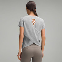 lululemon丨Fast and Light 女士运动短袖 T 恤运动上衣 LW3GCOS   /4