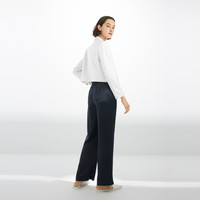 麦檬MM浅春系西装外套通勤质感上衣5F4313061 白色5C3110531 XL