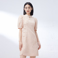 水云间粉色旗袍改良连衣裙女2024春夏中式小礼服