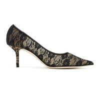 周仰杰(JIMMY CHOO )礼物女士尖头高跟鞋 LOVE 65 LAC 232 BLACK