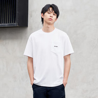 gxg.jeans男装短袖T恤2024年夏季圆领体恤 白色 2XL (185)