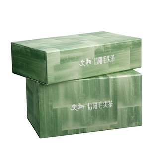 文新绿茶2025新茶中原一号信阳毛尖珍品48g明前父亲节礼盒茶