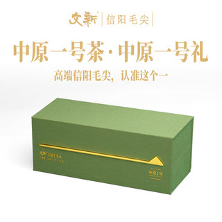文新绿茶2025新茶中原一号信阳毛尖珍品48g明前父亲节礼盒茶