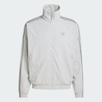 三叶草(Adidas)经典款 黑白 侧边三条纹 立领长袖 梭织 风衣 夹克 外套 男女 JD0436 L