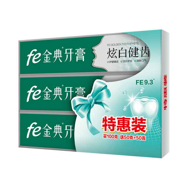 雪豹 fe金典牙医牙膏黑三角酶指数9.5改善牙龈牙周健齿9116