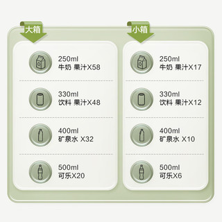 美的 CL-44DMA 车载压缩机制冷双开门冷冻冷藏箱 44L