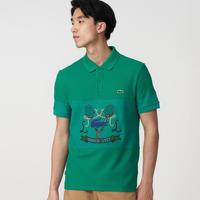  LACOSTE/拉科斯特 印花拼色 男士POLO衫