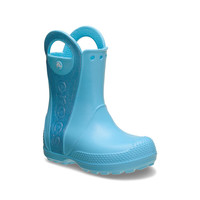 卡骆驰crocs汉德闪耀儿童雨靴轻便舒适/211272/211273 玻璃蓝-4WD 28 (165mm)