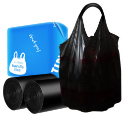 E-CLEAN e洁 手提式背心垃圾袋 108只10L 国标易撕背心 45*59cm