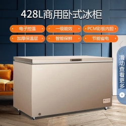 美菱 MeiLing）冰柜428升 商超茶叶冻肉保鲜大冷柜BC/BD-428DTE 428升深冷速冻