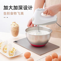 展艺304不锈钢打蛋盆家用食品级打奶油蛋糕月饼烘焙工具套装 【一体成型】大号硅胶刷