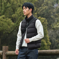 坦博尔羽绒服男冬季轻薄羽绒马甲立领保暖马夹TA330033