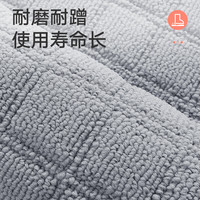 大江 DAJIANG地垫入户脚垫进户门地毯入户门 门口防滑地垫室内61x92cm 方境-浅灰