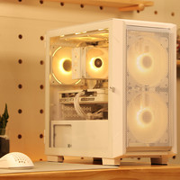 鑫谷机箱卓灵1色玻璃侧透电脑机箱台式机迷你mini小机箱matx