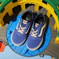 VANS/范斯 复古经典 儿童板鞋 蓝色 23.5
