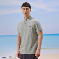 添柏岚(Timberland)T恤男春夏户外运动休闲舒适POLO衫短袖上衣A24H2 灰色 XL 052灰色
