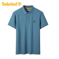 添柏岚（Timberland）T恤男春夏户外运动休闲舒适POLO衫短袖上衣A24H2 蓝色 M  DJ5蓝色