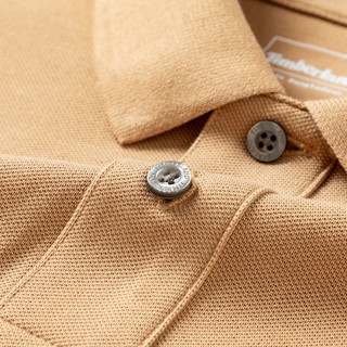 添柏岚（Timberland）T恤男春夏户外运动休闲舒适POLO衫短袖上衣A24H2 小麦色 M EH3小麦色