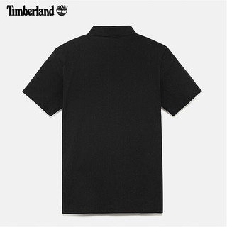 添柏岚（Timberland）男装短袖POLO衫夏季通勤透气宽松|A63YQ A63YQ001/黑色 M