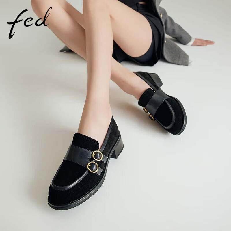  FED 中跟 女士皮鞋