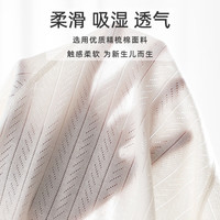 瑄妮薇夏季童装新款婴儿吊带哈衣男女宝宝网眼透气儿童超薄款包屁衣千 6973灰粉色（轻薄无骨） 66cm 66cm（3-6个月）