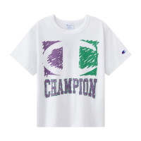 Champion 冠军 儿童圆领短袖T恤