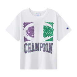 Champion 冠军 儿童圆领短袖T恤