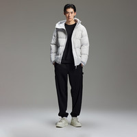 杰克·琼斯(JACK&JONES)男装衣服秋冬短款羽绒服男保暖外套合集 224312031静谧灰 XS 165