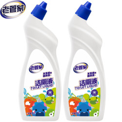 老管家 洁厕灵液 马桶清洁除菌 500ml*2瓶 清香型