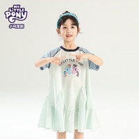 MY LITTLE PONY（小马宝莉）25年新女童宝宝可爱公主风中大童凉爽连衣裙裙子 薄荷绿 150