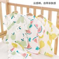 婴儿和尚服短袖套装夏季薄款男女宝宝纯棉夏装幼儿童短裤分体衣服