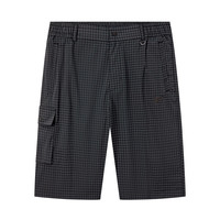 七匹狼【凉爽透气】短裤男夏季运动休闲轻薄五分中裤男装 001(黑色) 2XL 185