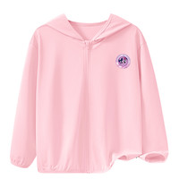 小马宝莉2025夏季女童宝宝小户外防晒衣皮肤衣连帽上衣jz 粉色彩虹