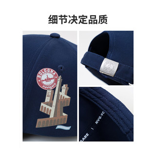 Navigare意大利小帆船字母刺绣鸭舌帽纯棉时尚潮流帽子3339103507 蓝 均码 海军蓝